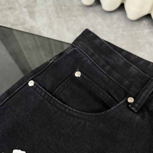 ブランドジーンズ角部分ディテール